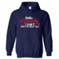 Hello Daddy I Can't Wait To Meet You Unisex Classic Kids and Adults Pullover Hoodie						 									 									